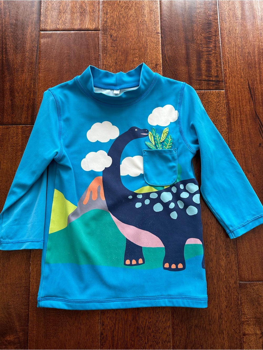 Mini Boden Dinosaur Swim Top size 5-6